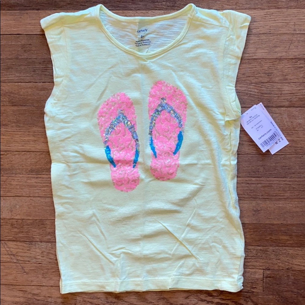 NWT Carter’s sequin T-shirt
